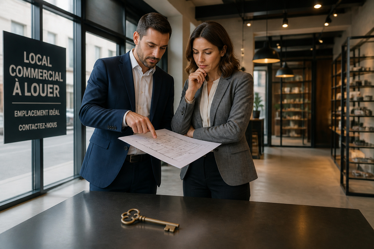 Transaction commerciale cle et plan