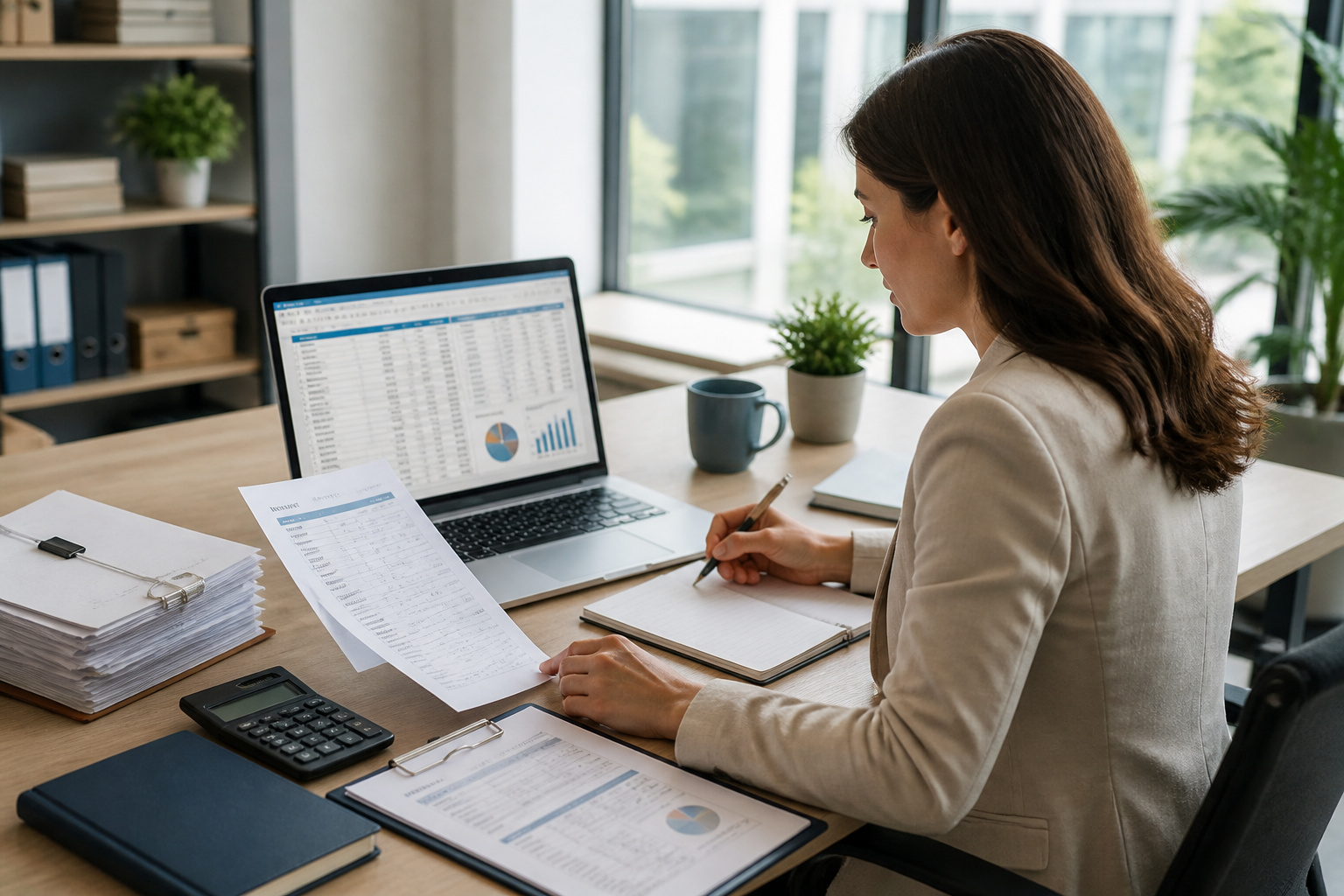 Analyse financiere au bureau