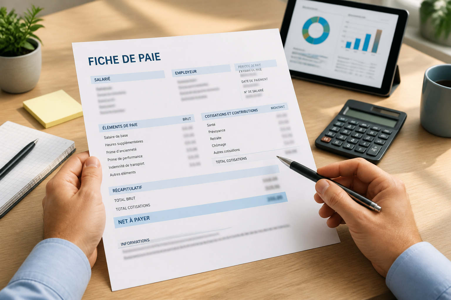 Analyse de fiche de paie