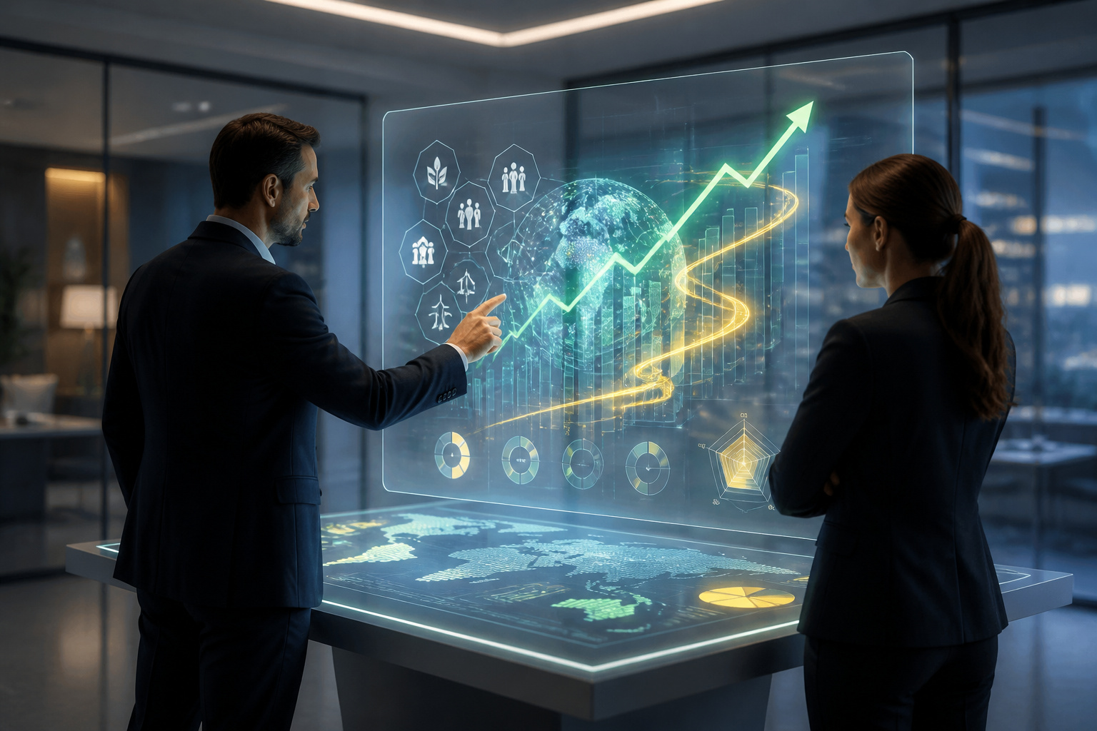 Collaboration strategique holographique